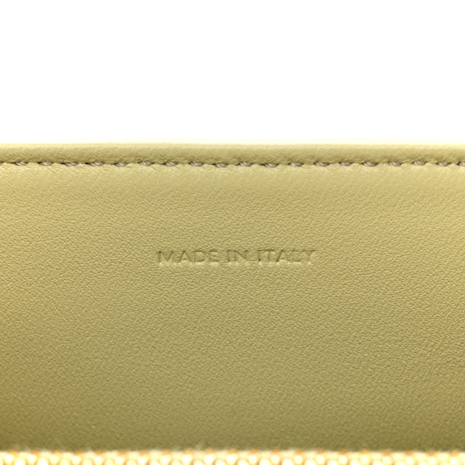 Celine Satinated Calfskin Mini 16 Top Handle Bag Almond Green 7 of 13