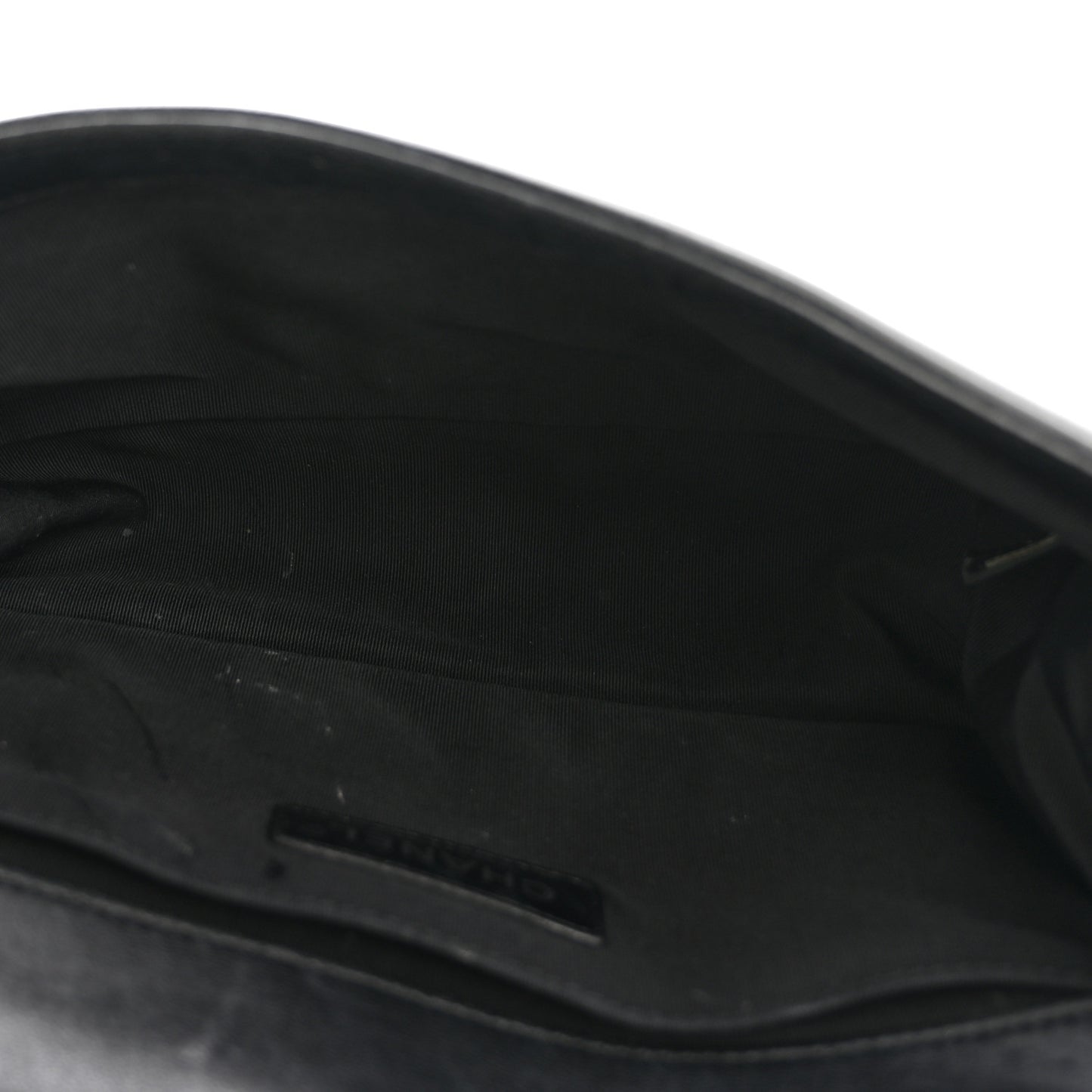 Calfskin Tweed Sequin Stitched Medium Boy Flap Black White
