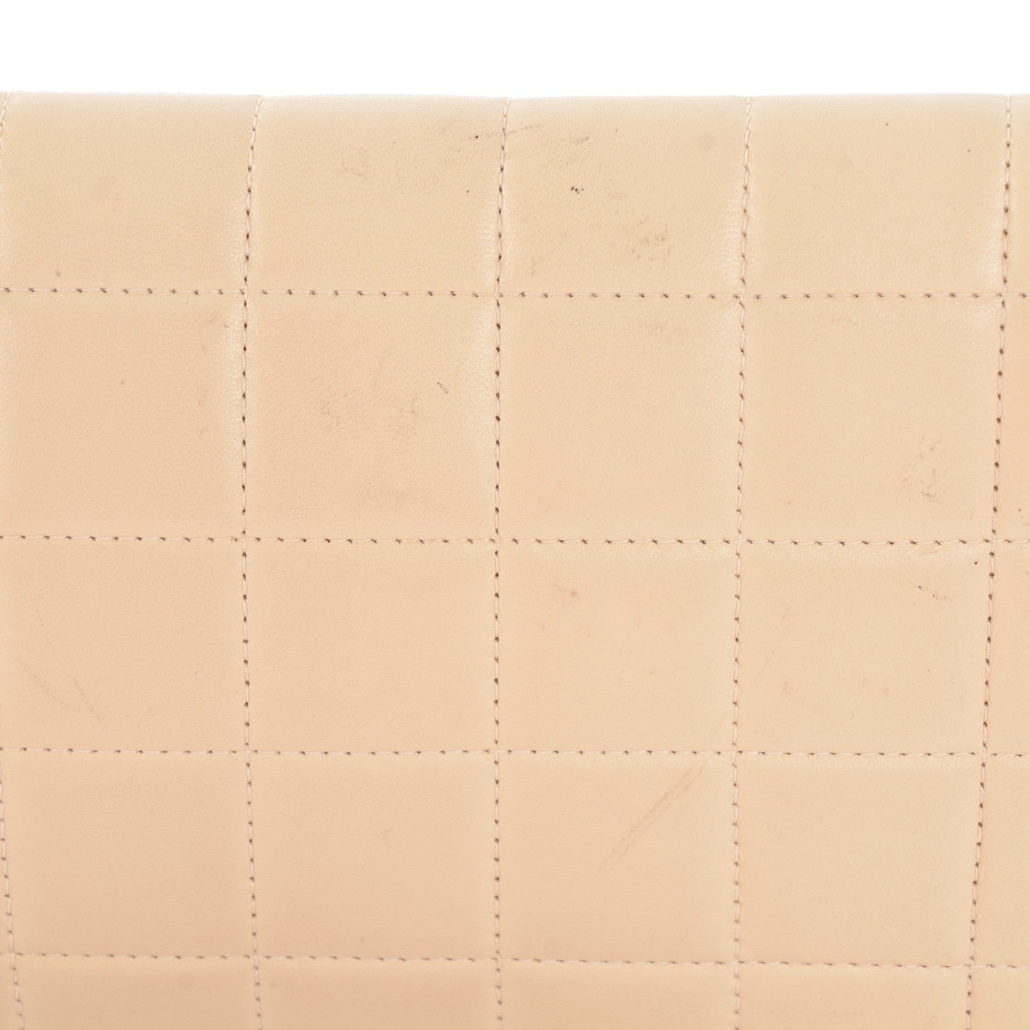 Chanel Lambskin East West Chocolate Bar Flap Beige 2 of 15