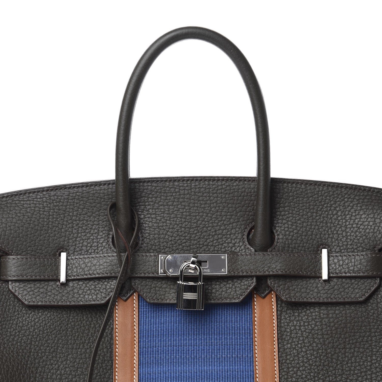 Hermes Fjord Barenia Crinoline Club Birkin 35 Eucalyptus Fauve Bleu Thalassa 12 of 12