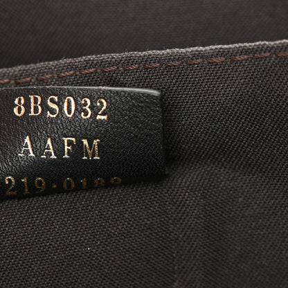 Fendi Vitello Soft F is Fendi Bi-Color FF 1974 Embossed Envelope Wallet On Chain with Pouches Maya Black 7 of 12