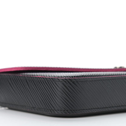 Louis Vuitton Epi Pochette Felicie Black Hot Pink 10 of 11