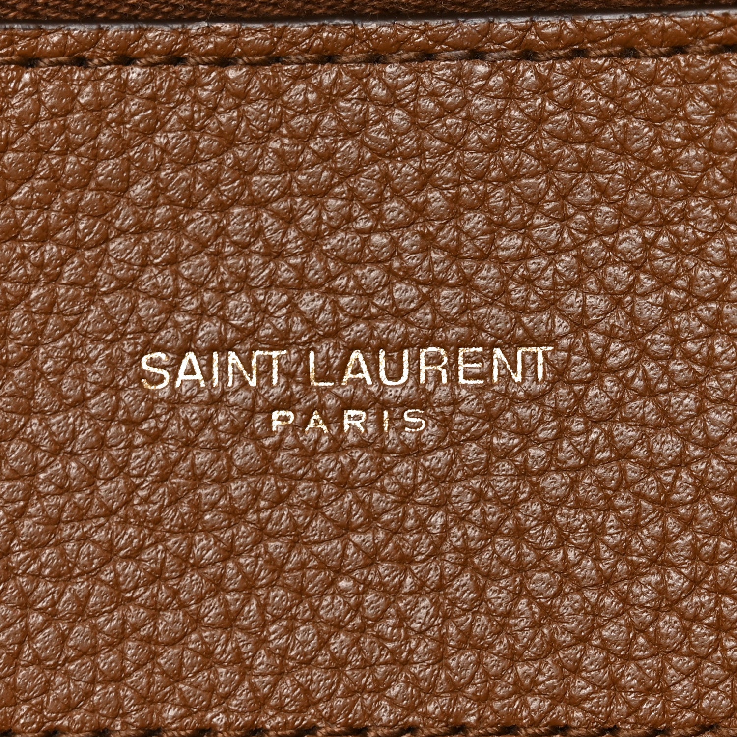 Saint Laurent Grained Calfskin Large Souple Sac De Jour Cinnamon 6 of 10