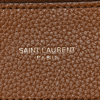 Saint Laurent Grained Calfskin Large Souple Sac De Jour Cinnamon 6 of 10
