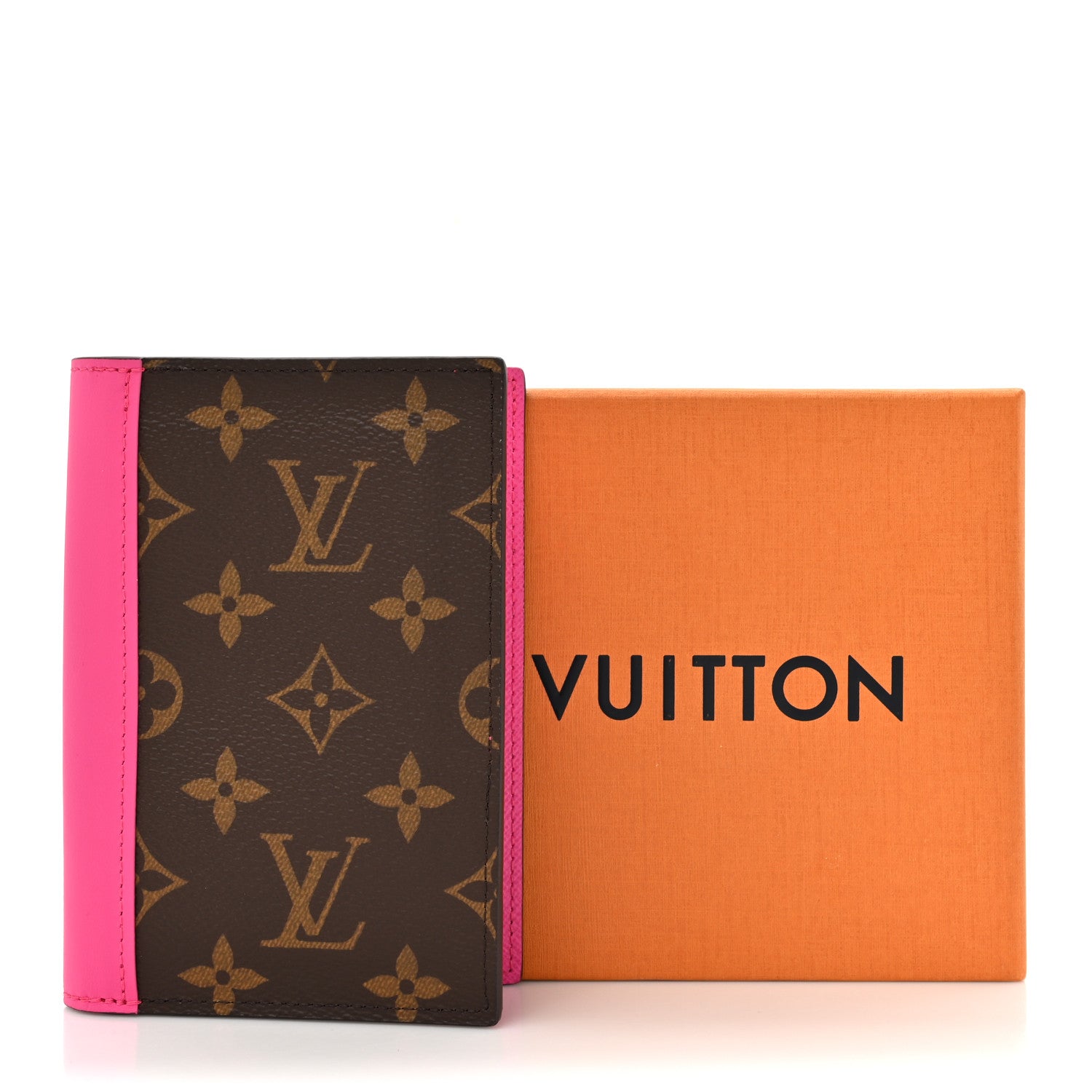 Louis Vuitton Monogram Macassar Passport Cover Fuchsia 9 of 9
