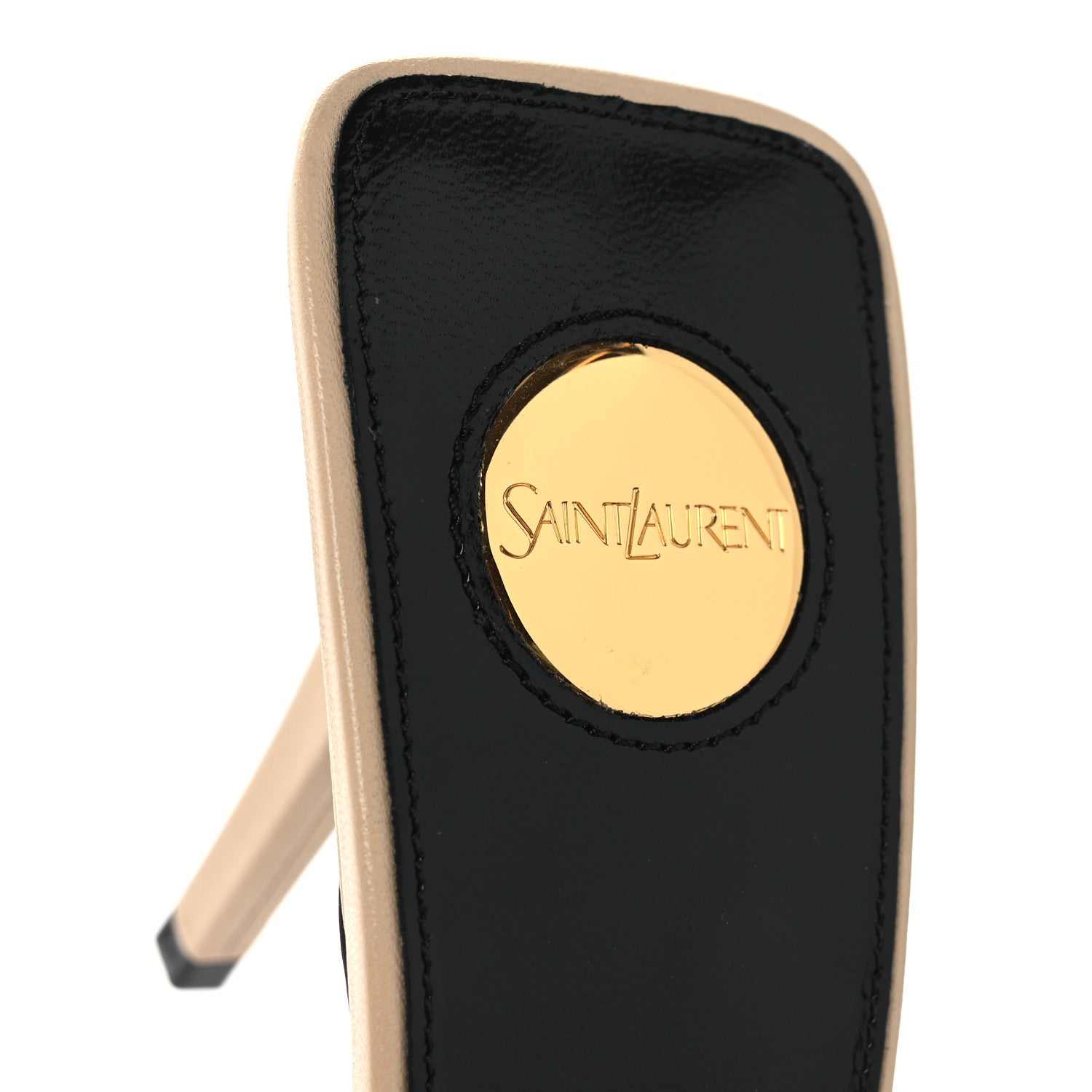 Saint Laurent Smooth Calfskin Romy 90 Sandals 39 Soft White 9 of 11