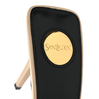 Saint Laurent Smooth Calfskin Romy 90 Sandals 39 Soft White 9 of 11