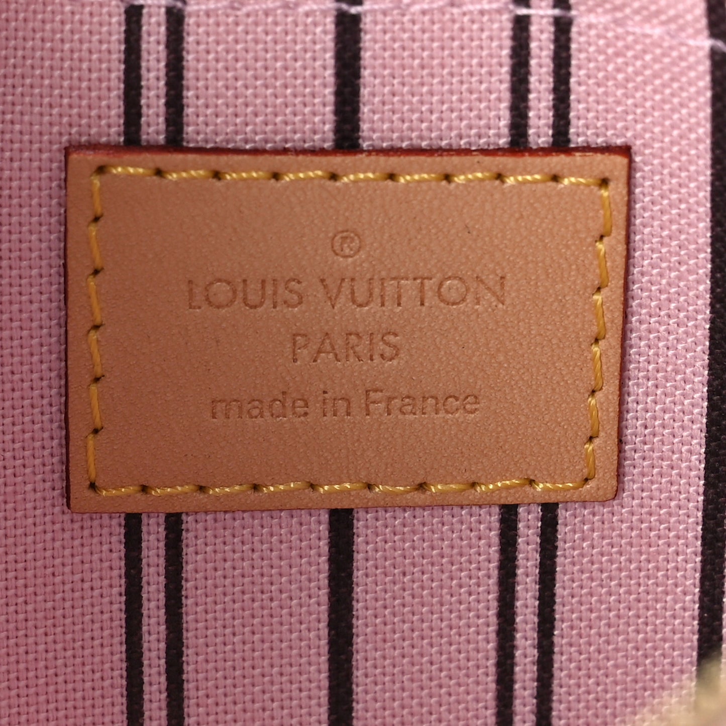 Monogram Neverfull MM GM Pochette Rose Ballerine