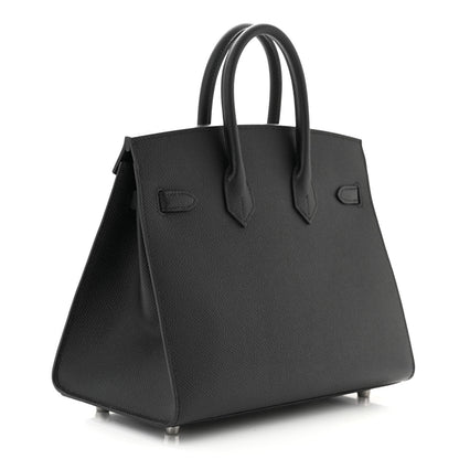 Hermes Epsom Birkin Sellier 25 Black 3 of 11