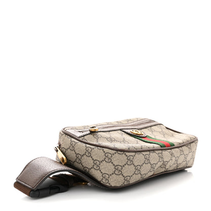 Gucci Soft GG Supreme Monogram Medium Ophidia Belt Bag Dark Brown 4 of 10
