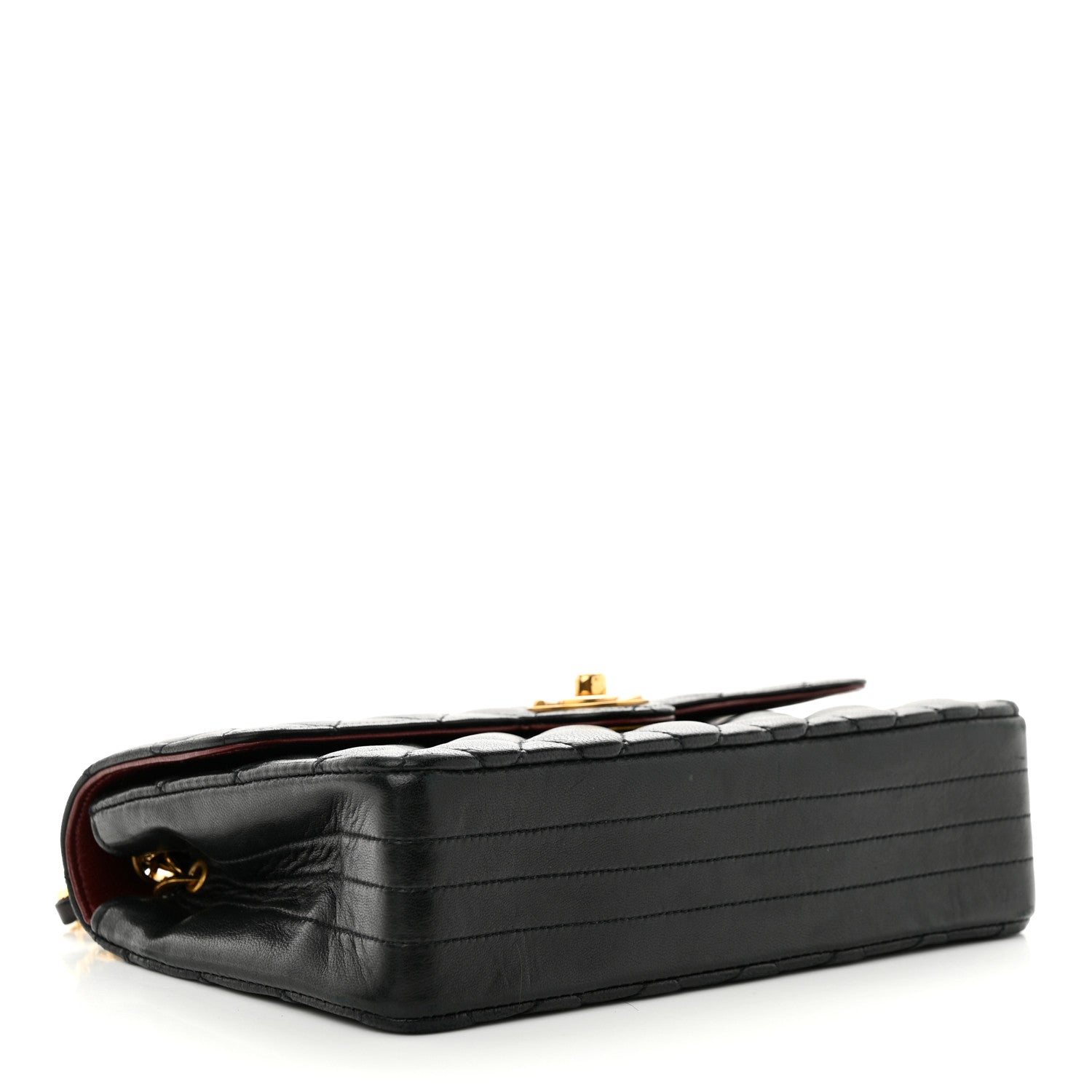 Chanel Lambskin Quilted Small Single Flap Bag Black 4 of 11