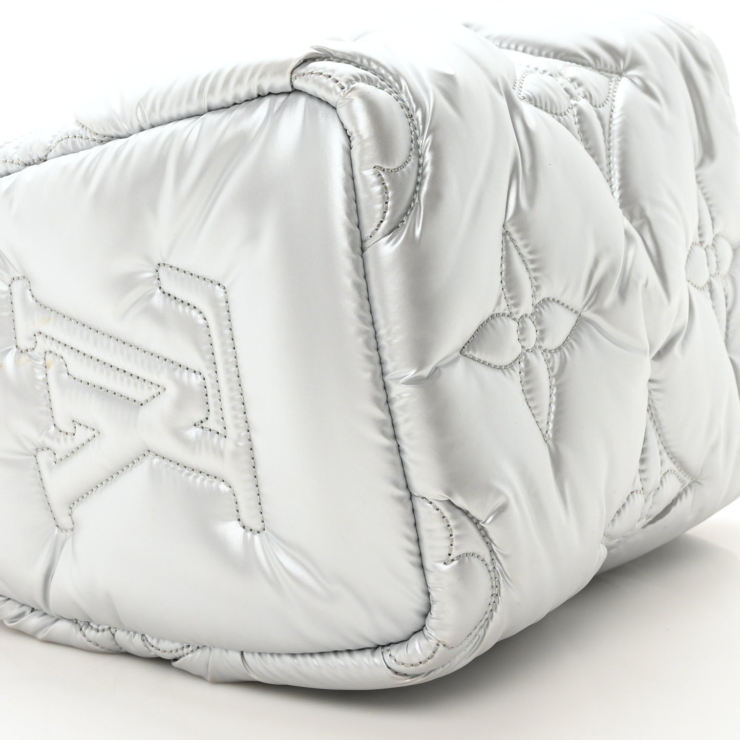 Econyl Mini Monogram Pillow Speedy Bandouliere 25 Silver