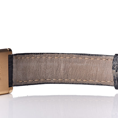Cartier 18K Yellow Gold Alligator 20mm Tank Louis Quartz Watch 8 of 8