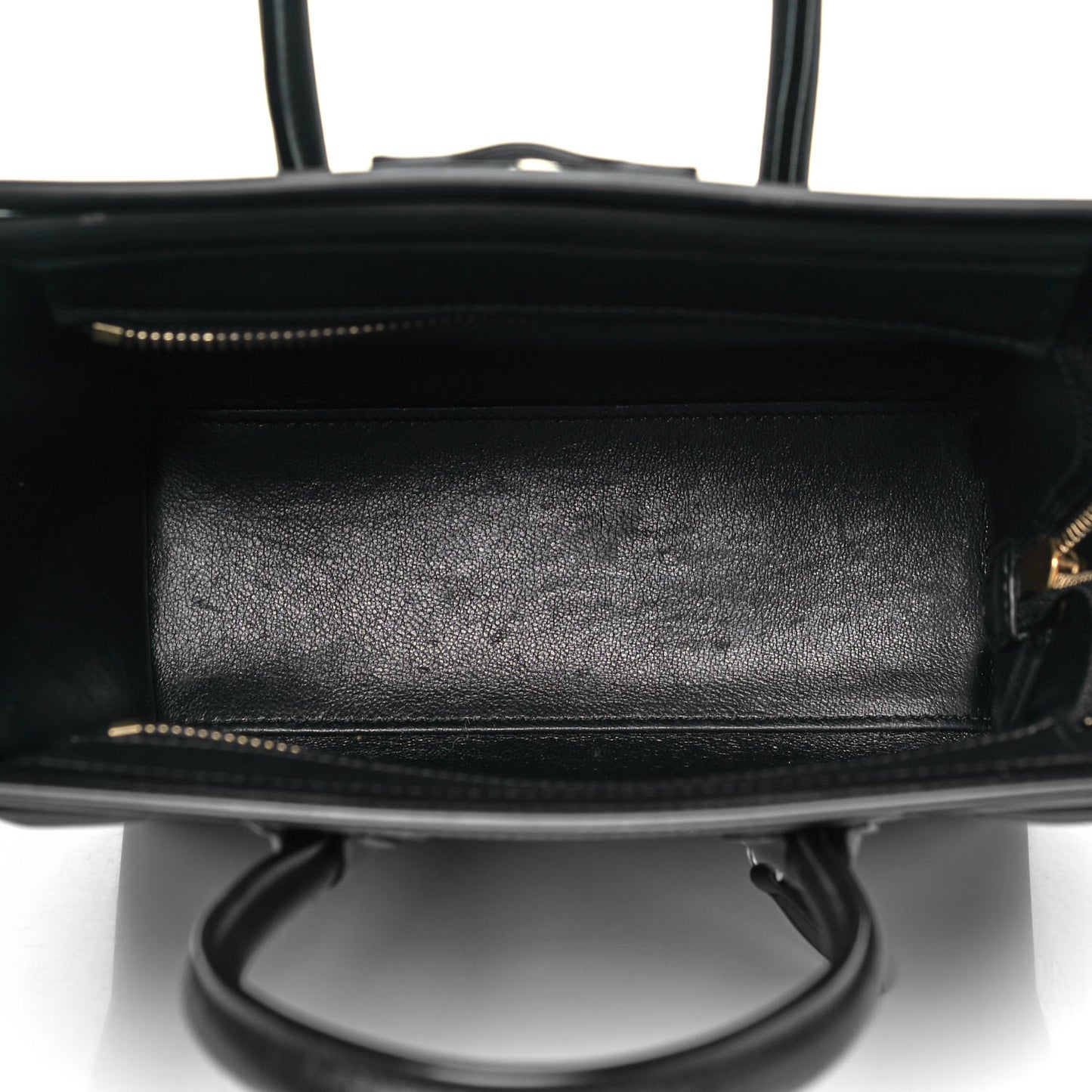 Smooth Calfskin Nano Luggage Black