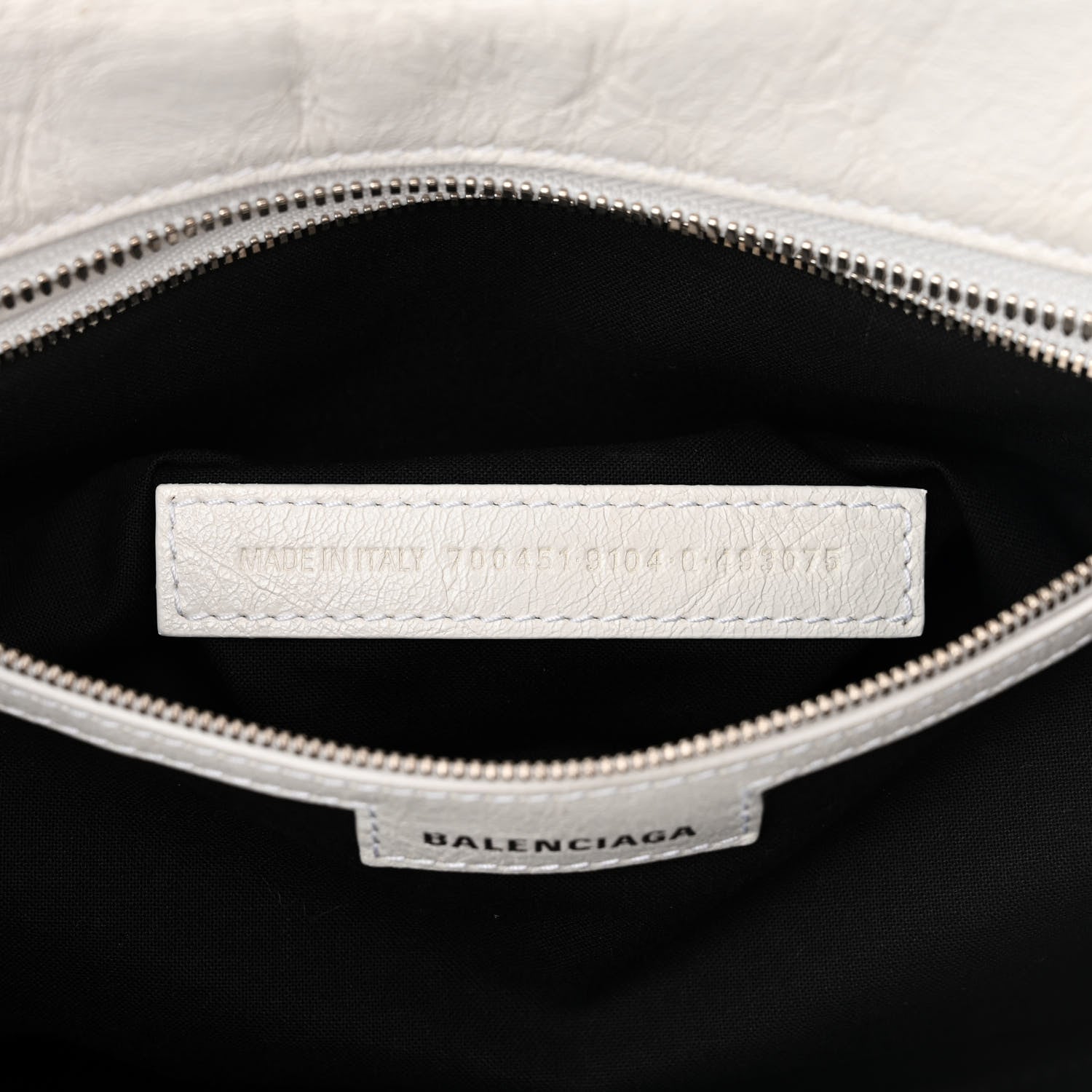 Balenciaga Agneau Arena Neo Cagole City Handbag Optic White 8 of 20