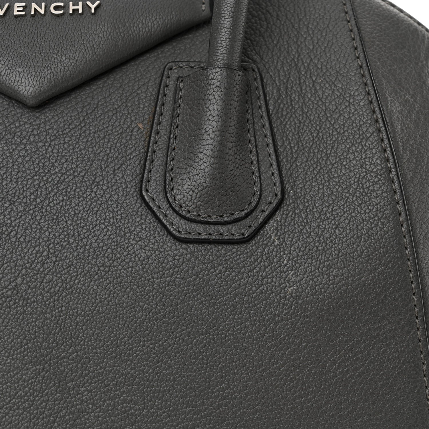 Givenchy Sugar Goatskin Small Antigona Dark Grey 11 of 18