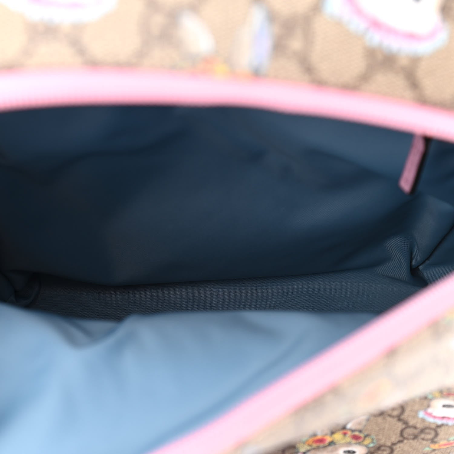 Gucci X YUKO HIGUCHI GG Supreme Monogram Childrens Backpack Pink 5 of 10