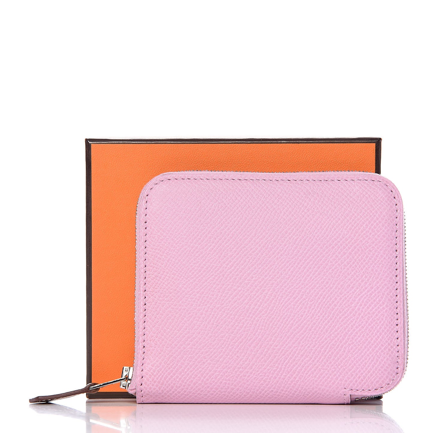 Epsom Silk'in Compact Wallet Mauve Sylvestre
