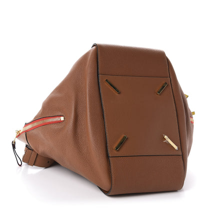 Loewe Calfskin Medium Stars Hammock Shoulder Bag Tan 4 of 10