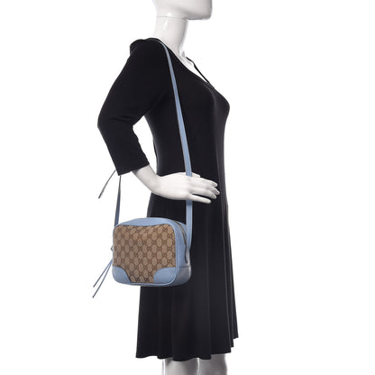 Gucci Monogram Mini Bree Messenger Bag Beige Mineral Blue 2 of 15