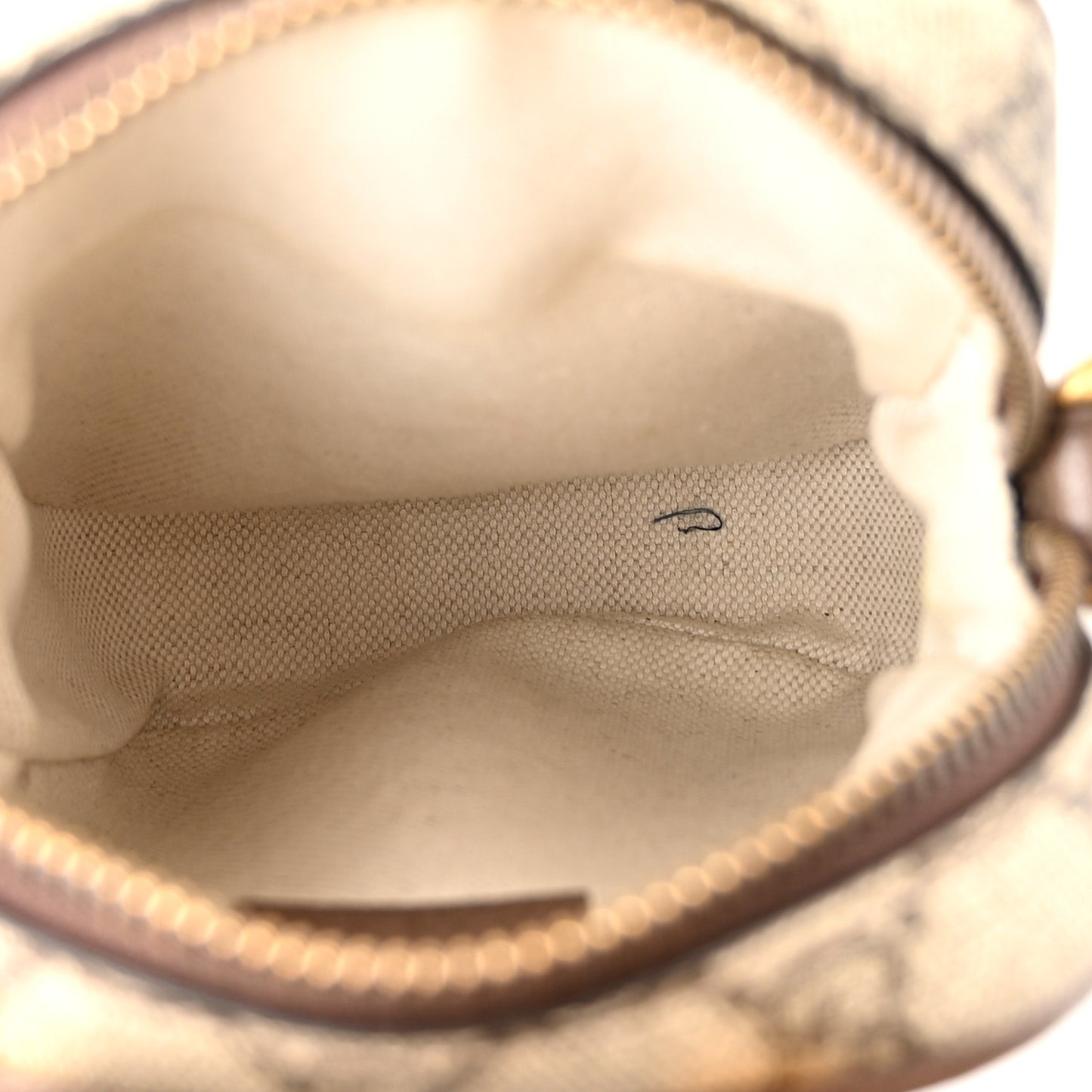 GG Supreme Monogram Mini Neo Vintage Double Zip Messenger Bag Beige New Acero Crop