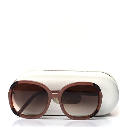 Chloe Oversized Sunglasses CL 2189 Burgundy Pink 7 of 7