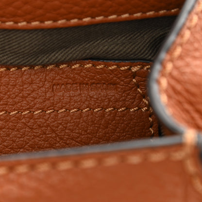 Chloe Calfskin Mini Marcie Round Crossbody Bag Tan 7 of 12