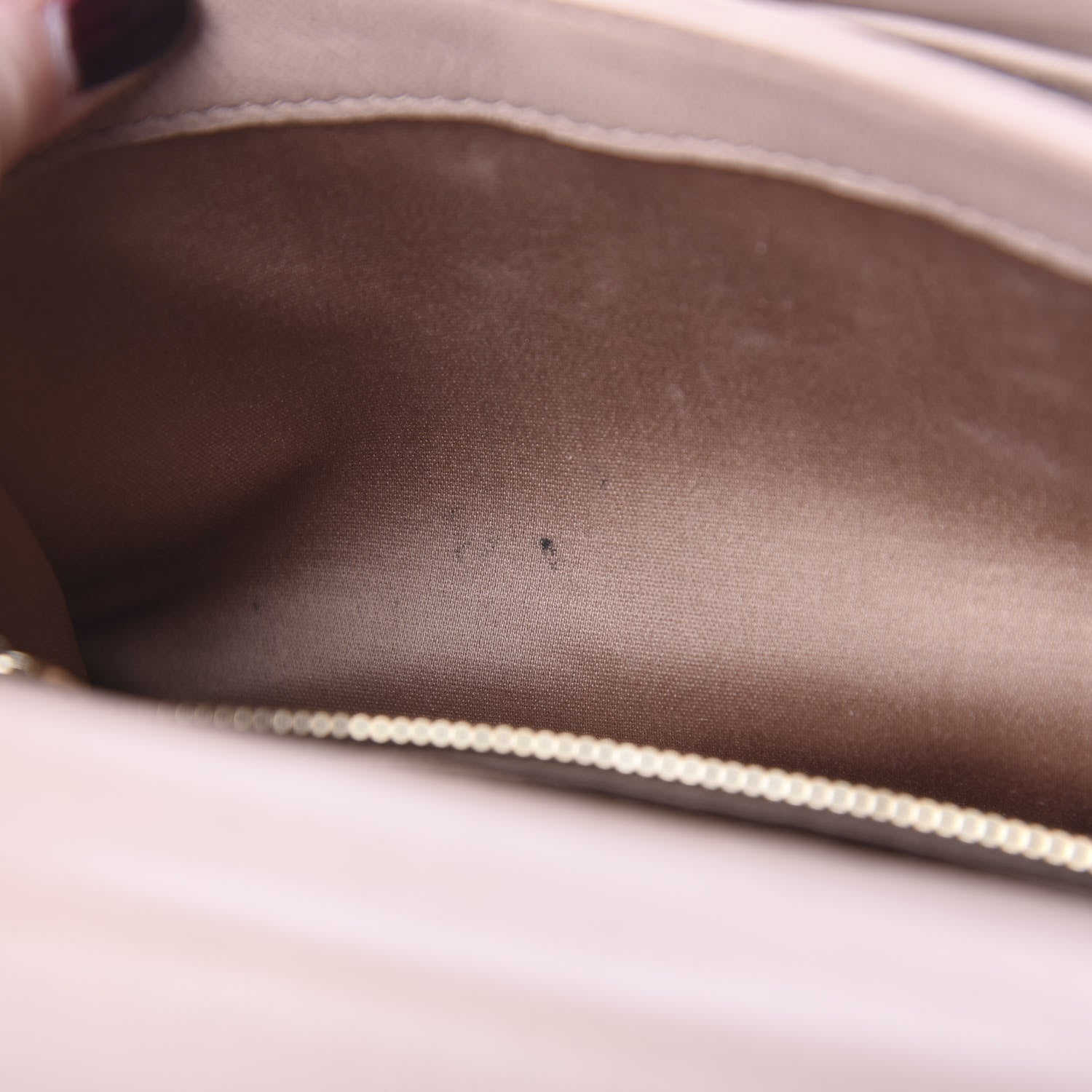 Miu Miu Lambskin Confidential Matelasse Chain Shoulder Bag Cipria 8 of 15