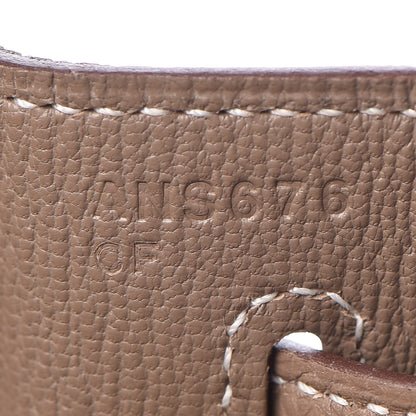 Hermes Togo Kelly Retourne 32 Etoupe 17 of 36