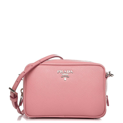 Prada Saffiano Mini Camera Crossbody Petalo 1 of 7