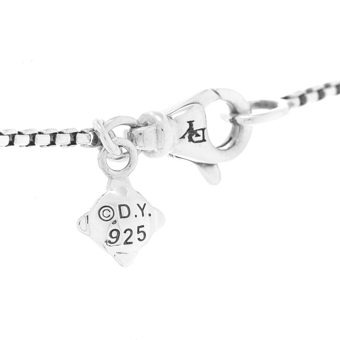 Sterling Silver Open Heart Cable Necklace