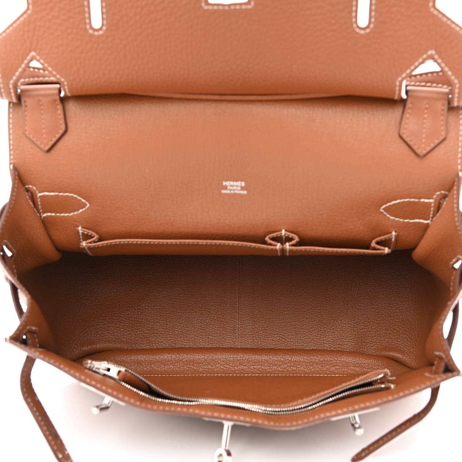 Hermes Taurillon Clemence Jypsiere 31 Gold 5 of 12