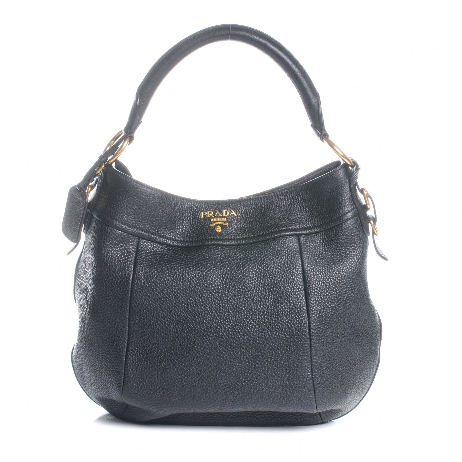 Prada Vitello Daino Hobo Nero Black 1 of 8