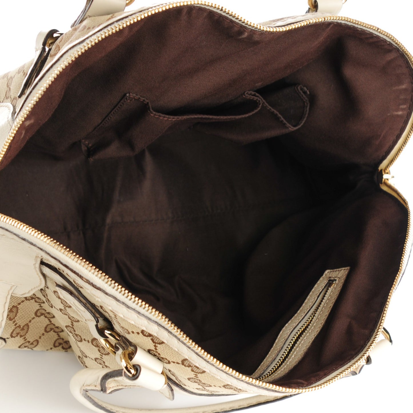 Monogram Medium Horsebit Nail Boston Off White