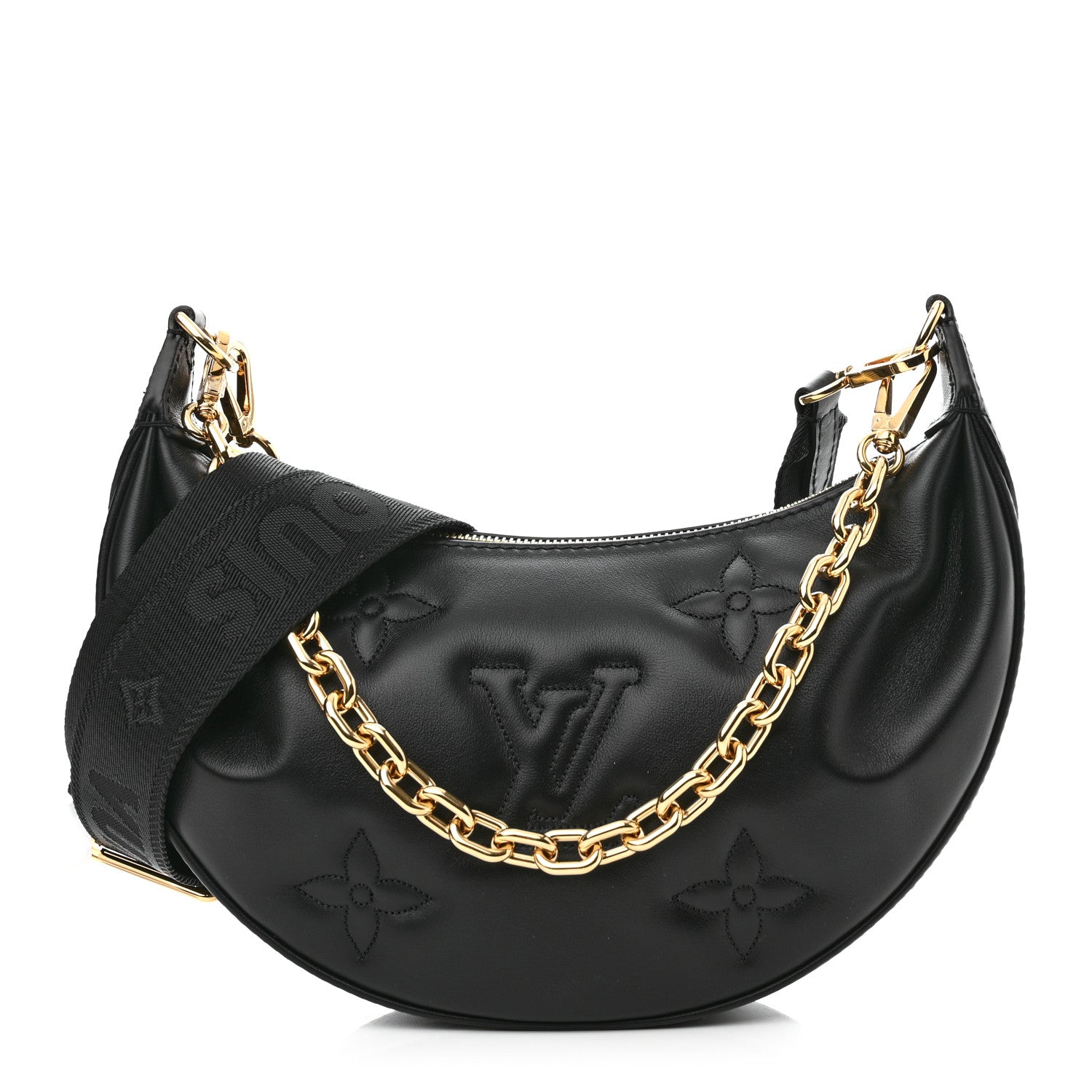 Louis Vuitton Calfskin Bubblegram Over The Moon Black 1 of 8