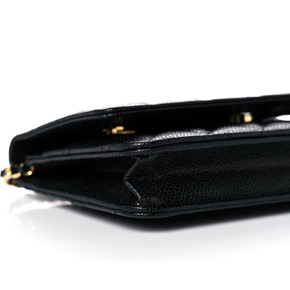 Chanel Caviar Quilted Wallet On Chain WOC Black 9 of 11