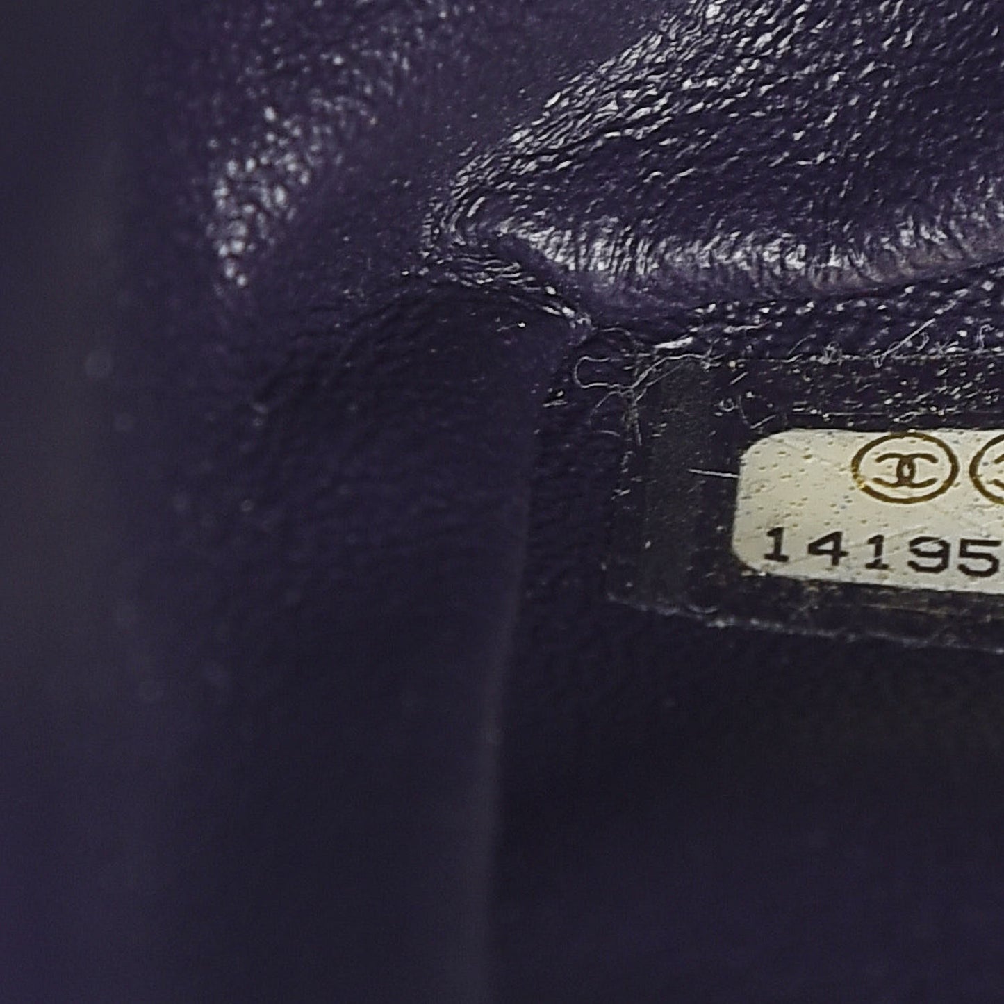 Distressed Patent 2.55 Reissue Flap 227 Prune