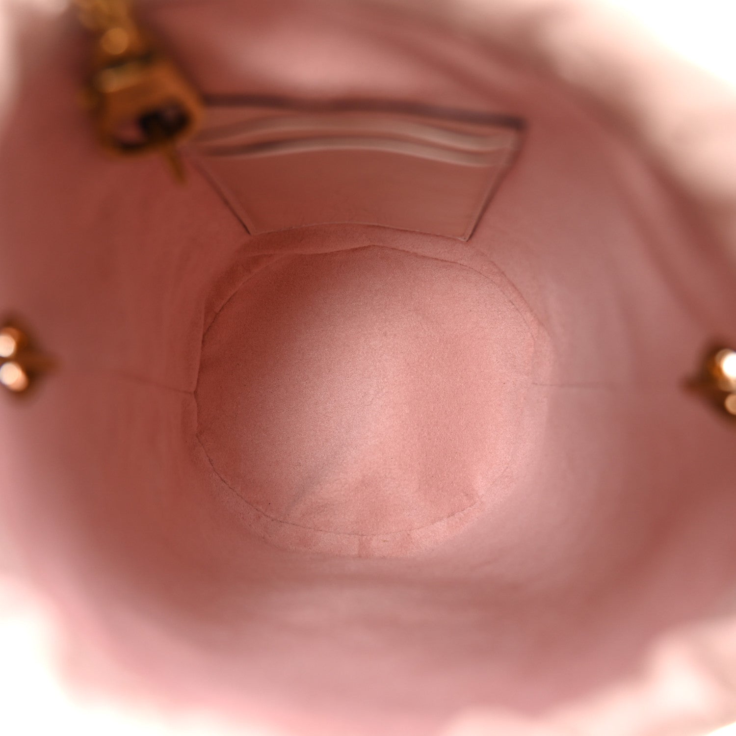 Gucci Ostrich Mini GG Marmont 2.0 Bucket Bag Light Pink 5 of 12