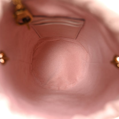 Gucci Ostrich Mini GG Marmont 2.0 Bucket Bag Light Pink 5 of 12