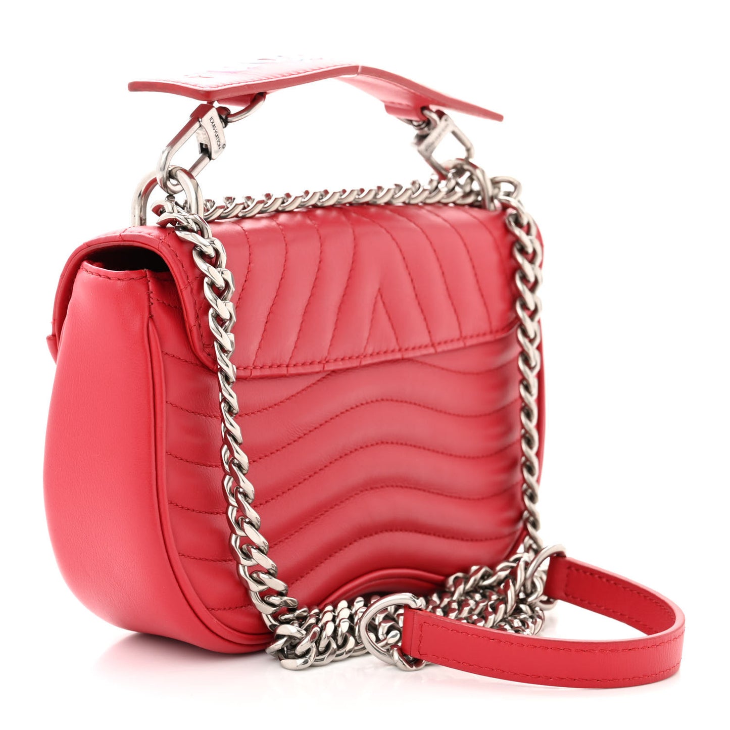Calfskin New Wave Chain PM Scarlet