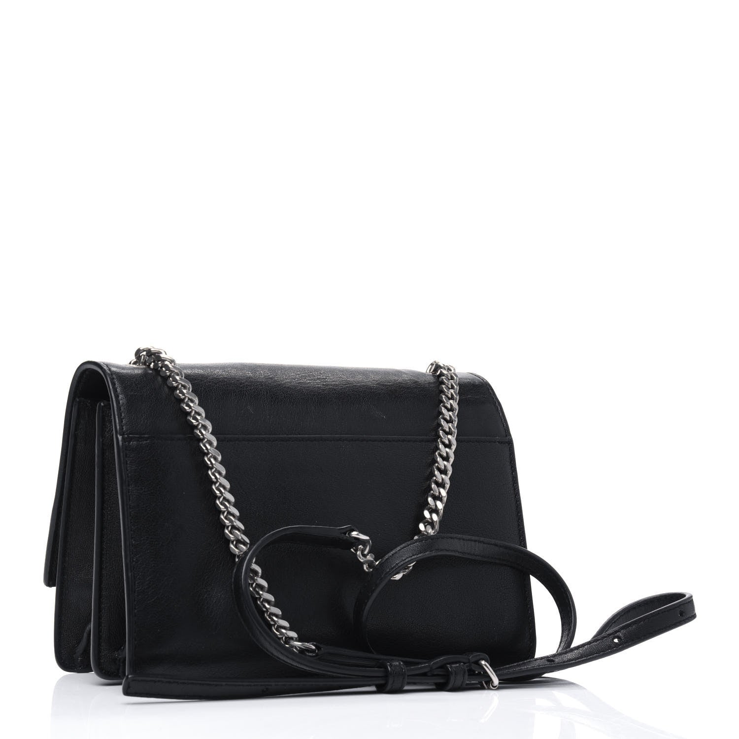 Saint Laurent Calfskin Small Monogram Sunset Black 5 of 18