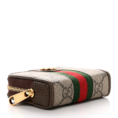 Gucci GG Supreme Monogram Web Ophidia Playing Card Case Beige New Acero 5 of 12