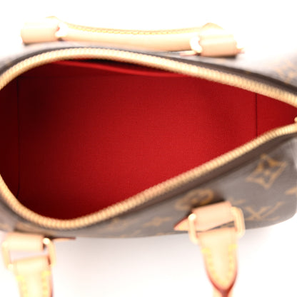 Louis Vuitton Monogram Speedy Bandouliere 20 Black 5 of 11