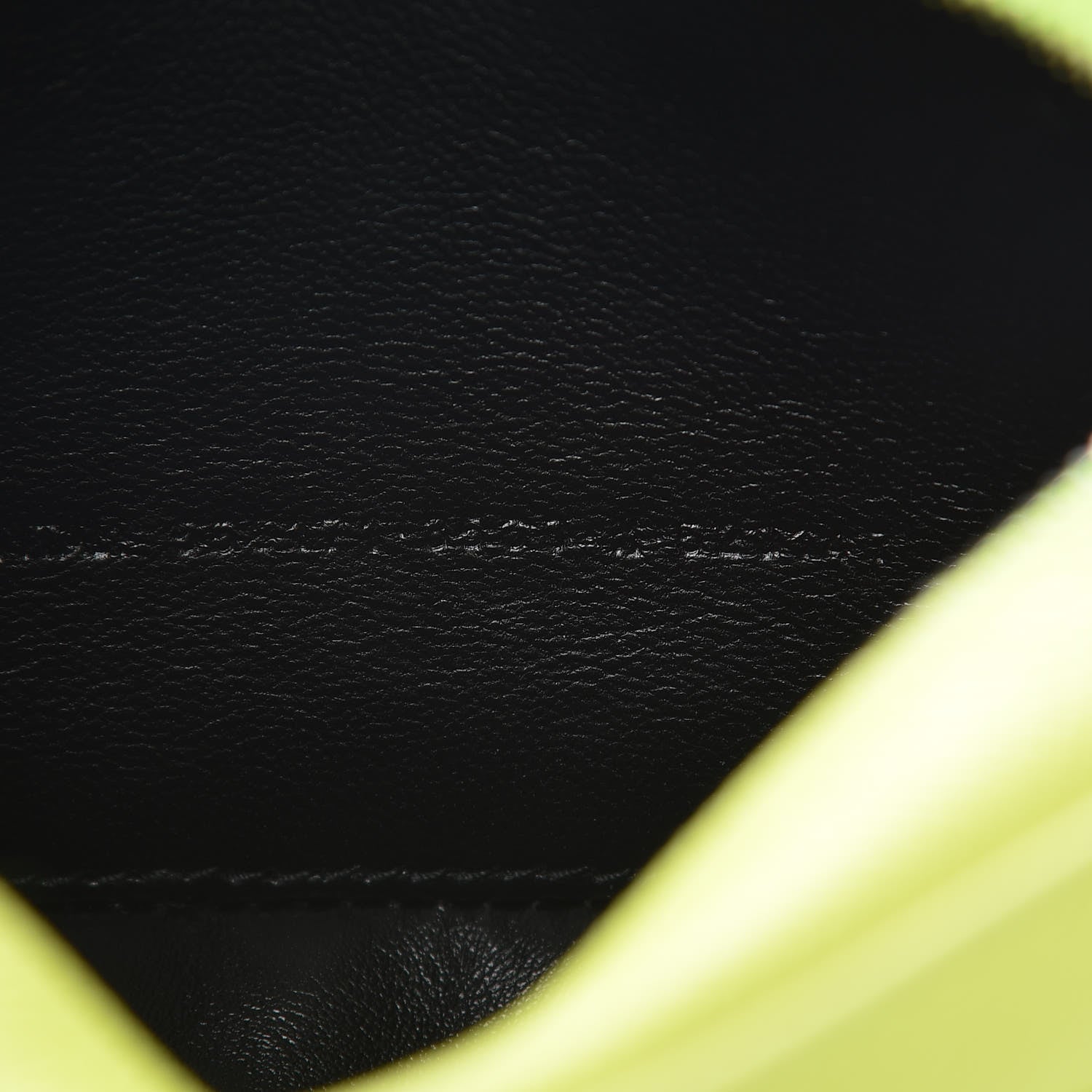 Balenciaga Signature Grained Calfskin Logo XS Ville Camera Bag Acid Green Black 8 of 10