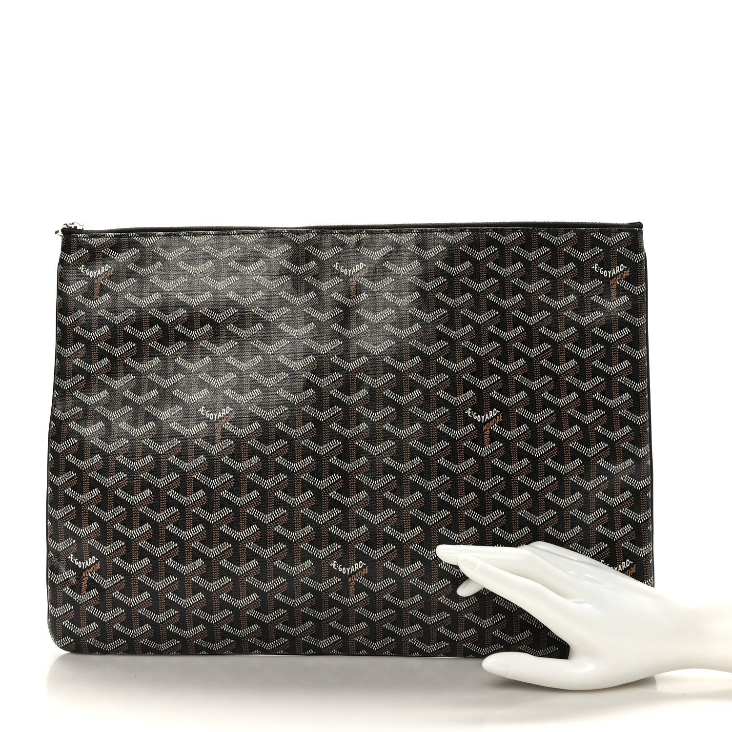 Goyard Goyardine Senat Pochette GM Black 2 of 6