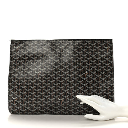 Goyard Goyardine Senat Pochette GM Black 2 of 6