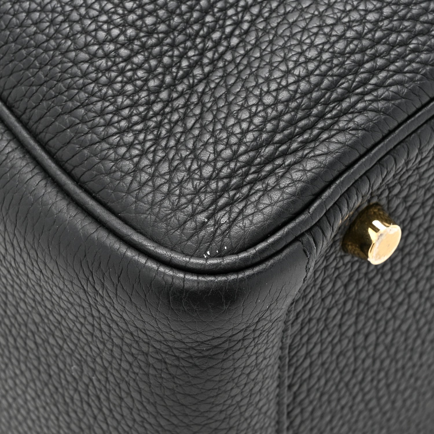 Hermes Taurillon Clemence Lindy 30 Black 11 of 13