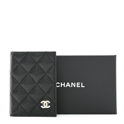 Chanel Caviar Quilted Card Holder Wallet Black 9 of 9