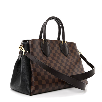Louis Vuitton Cuir Taurillon Damier Ebene Normandy Black 3 of 11