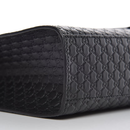 Gucci Microguccissima Medium Emily Chain Shoulder Bag Black 5 of 9